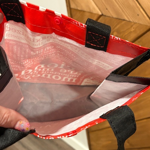 Lululemon Red and Black Small Reusable Bag - Picture 6 of 6